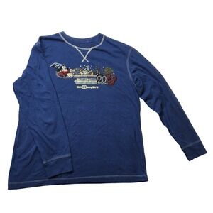 Disney Parks Walt Disney World Shirt Mens Large 2013 Mickey Mouse Long Sleeve